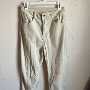 Cream Colored Corduroy Pants